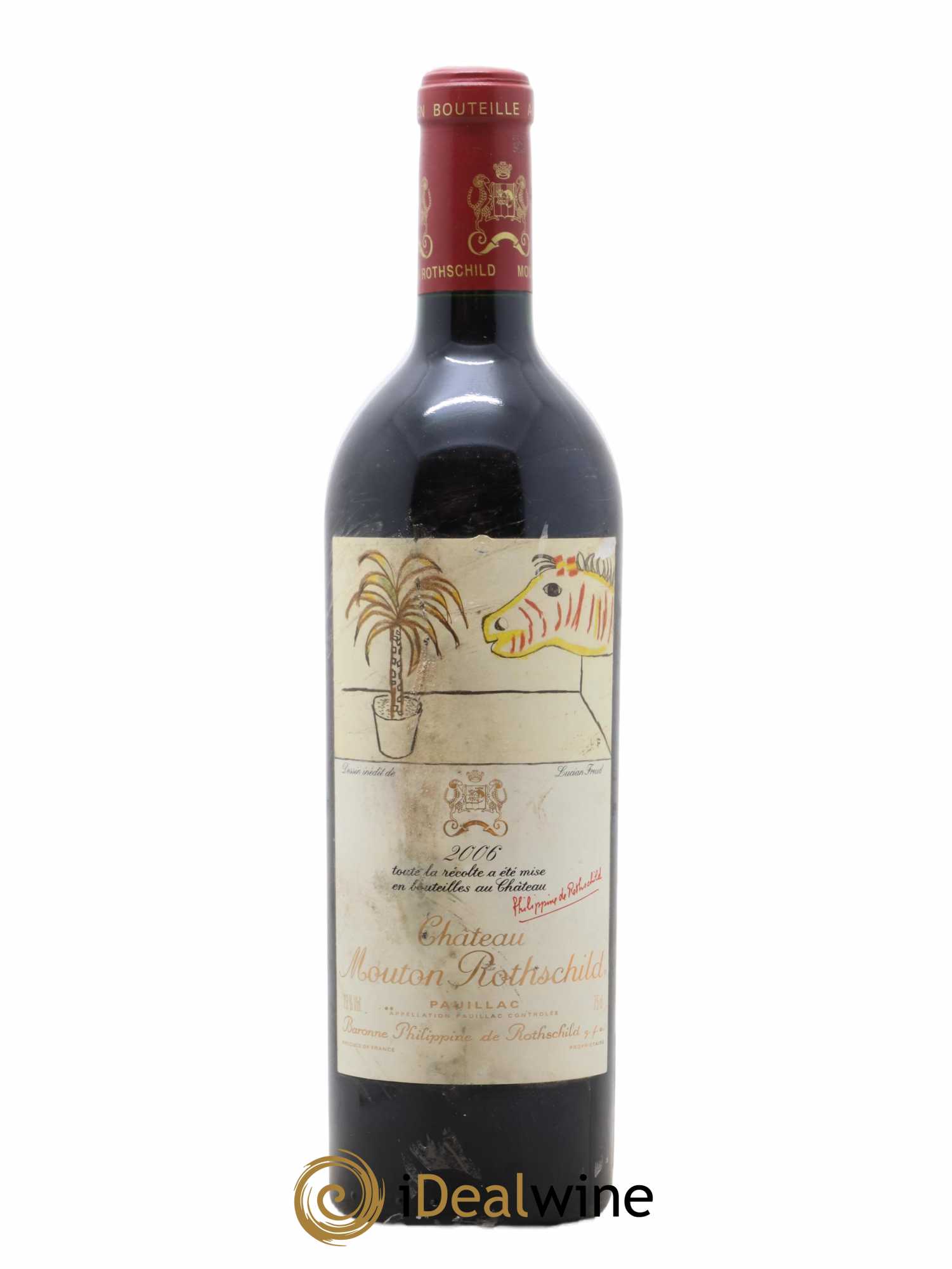 Château Mouton Rothschild 1er Grand Cru Classé  2006 - Lot de 1 Bouteille
