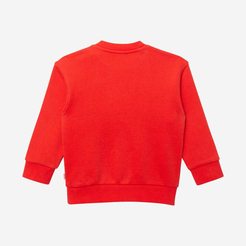 Sweat bébé garçon rouge en coton recyclé Catimini