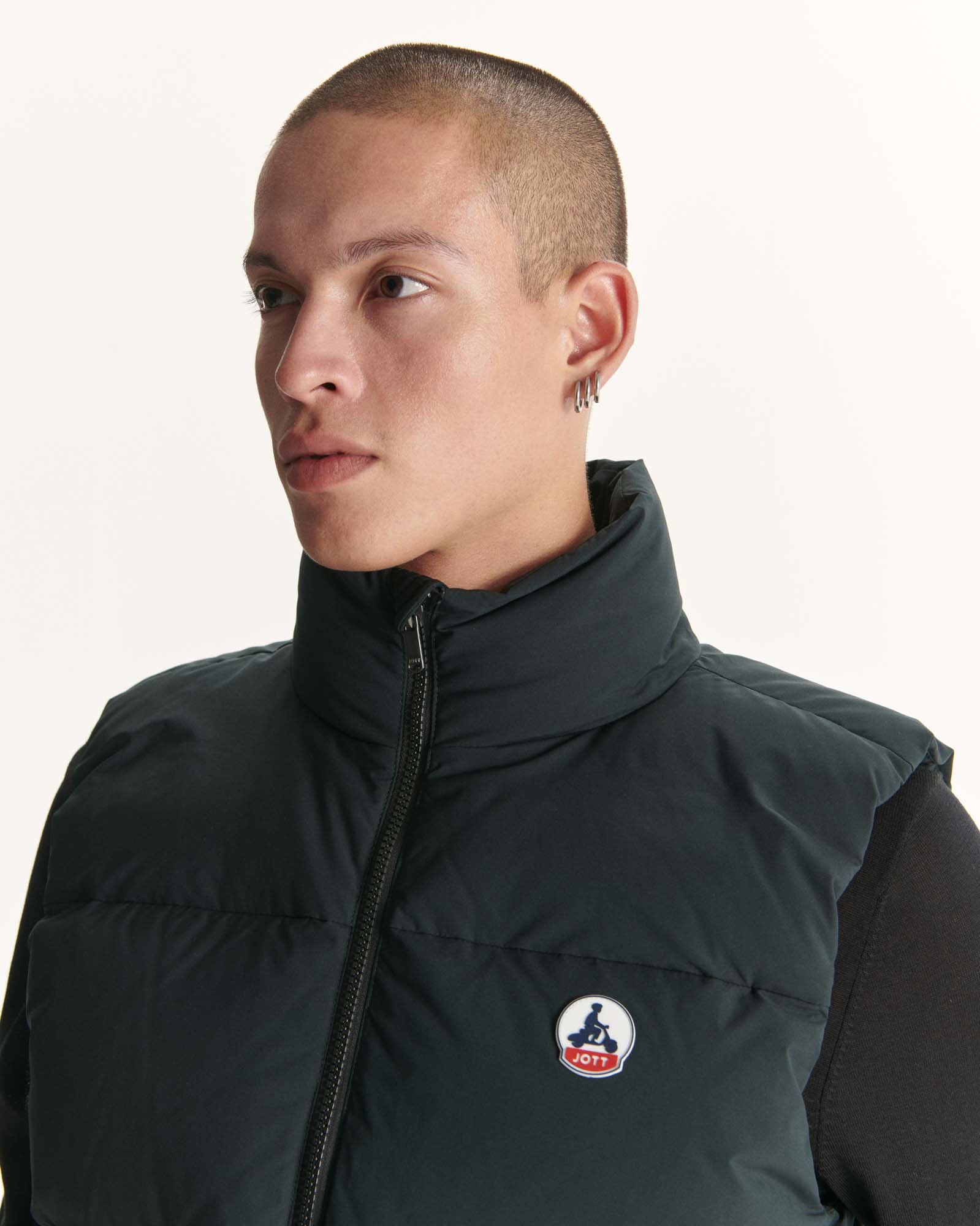 Doudoune bicolore Grand Froid Noir Sakai