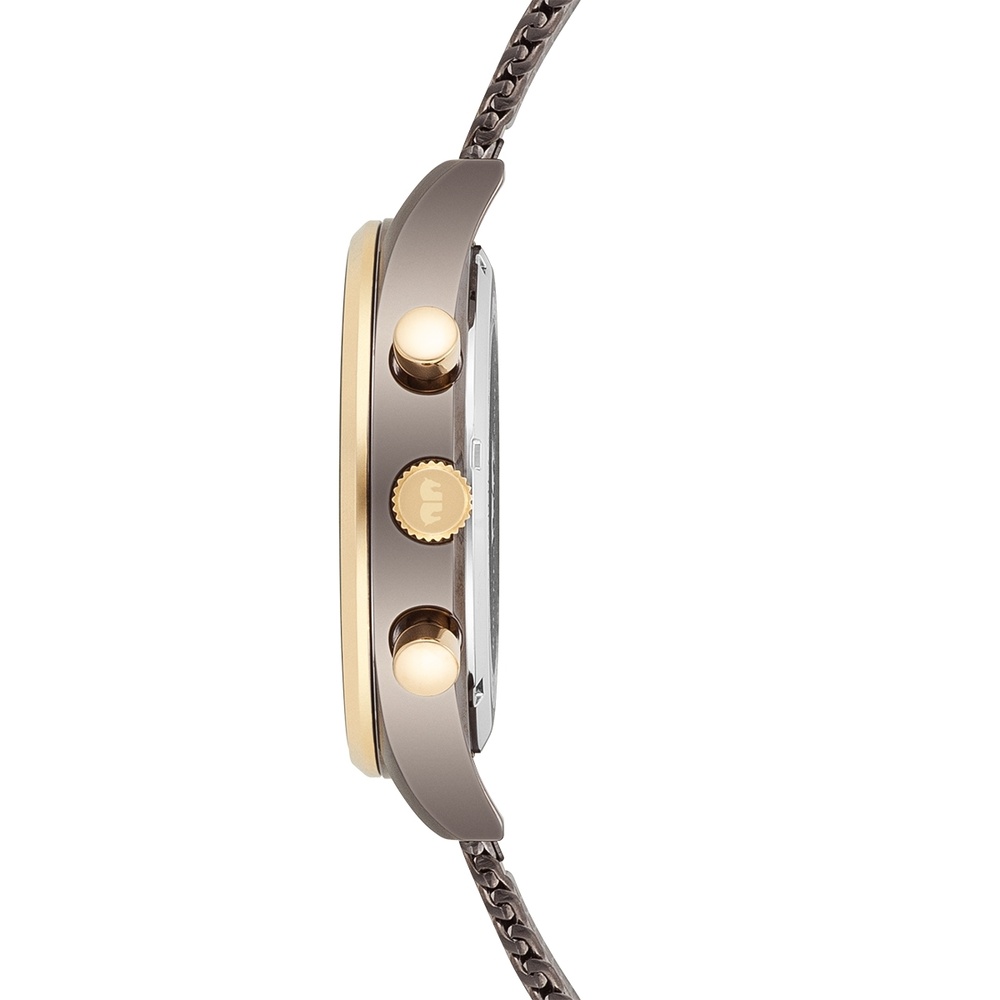 Rhodenwald & Söhne Chronographe Goodwill en Or jaune/anthracite Acier inoxydable en Anthracite Montre