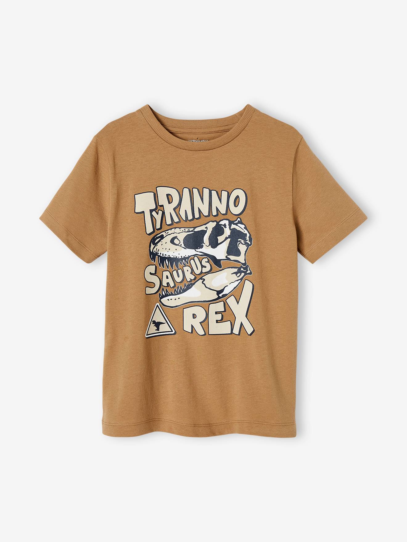 Vertbaudet Jungen T-Shirt, Dinosaurier - nachtblau