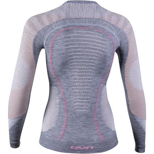 UNLEASH YOUR NATURE DAMEN LONGSLEEVE AMBITYON UW SHIRT LG_SL MELANGE
