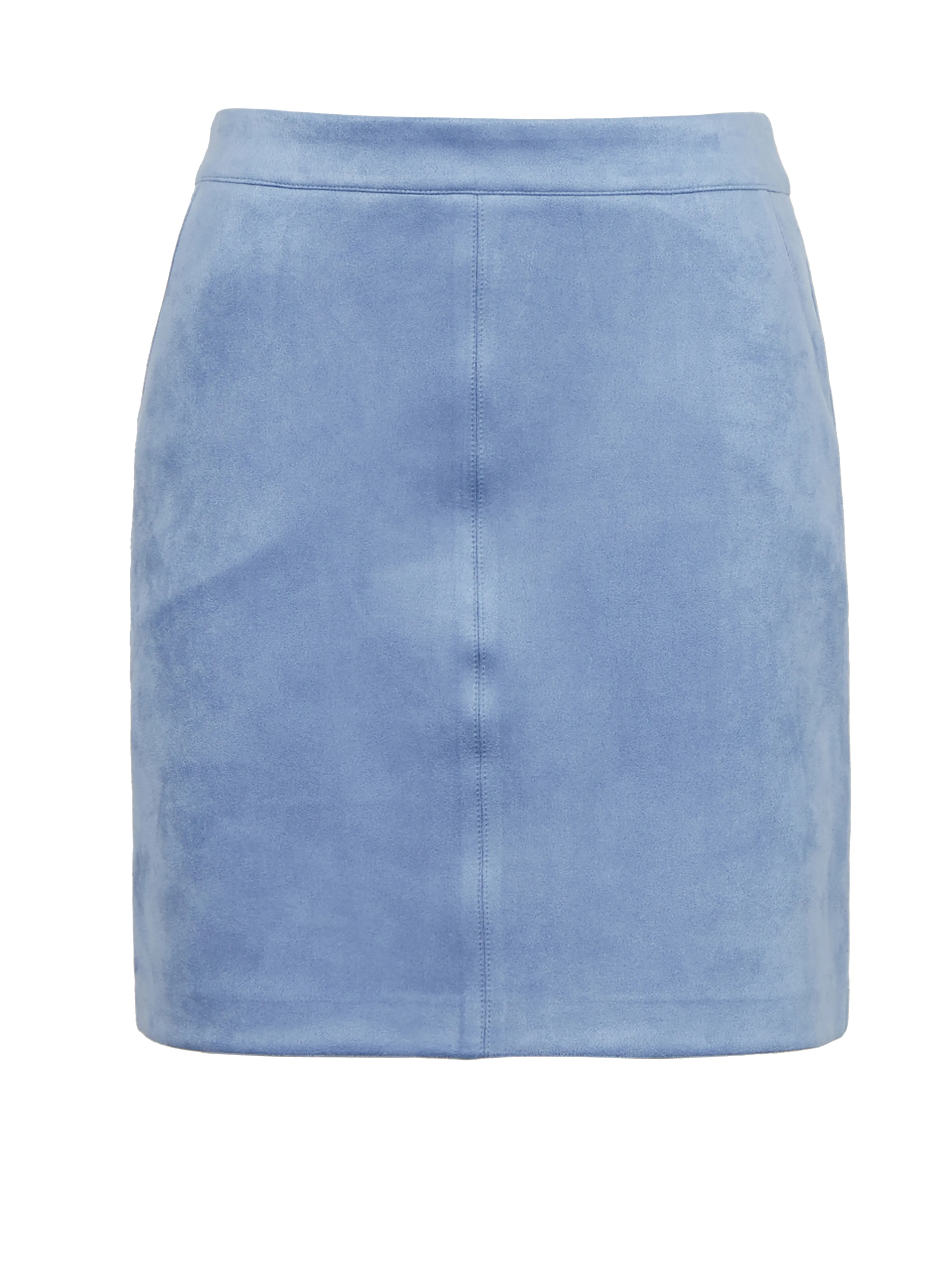 Hellblauer Damenrock Wildleder ORSAY