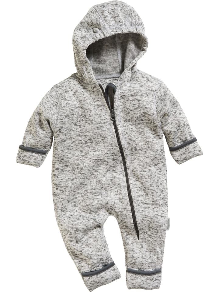 Playshoes Strickfleece-Overall in Grau günstig kaufen