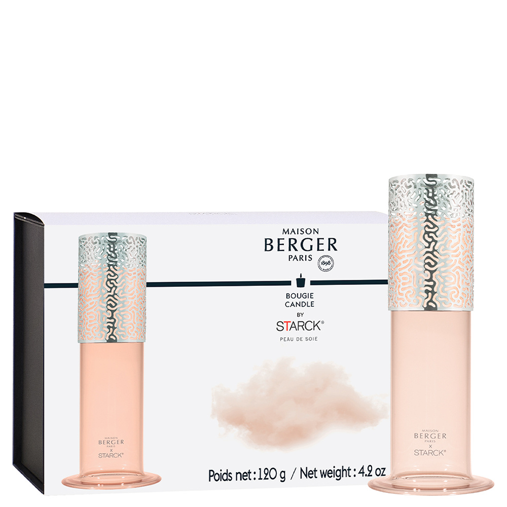 Maison Berger Photophore tube bougie peau de soie Photophore bougie