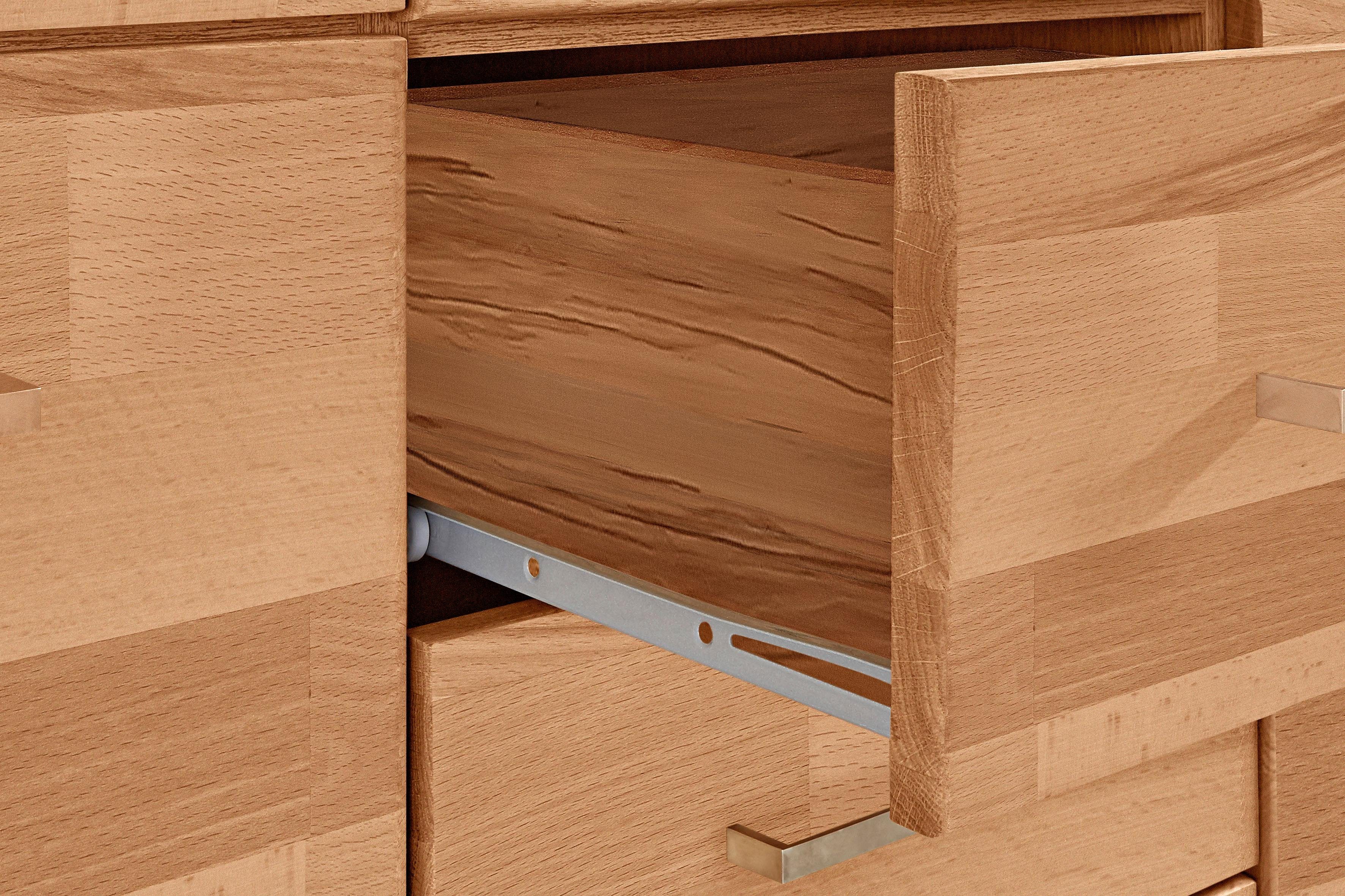 Woltra Highboard Ribe, Breite 125 cm mit 2 Glastüren