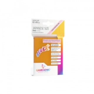 Gamegenic - PRIME Japanese Sized Sleeves Orange (60)