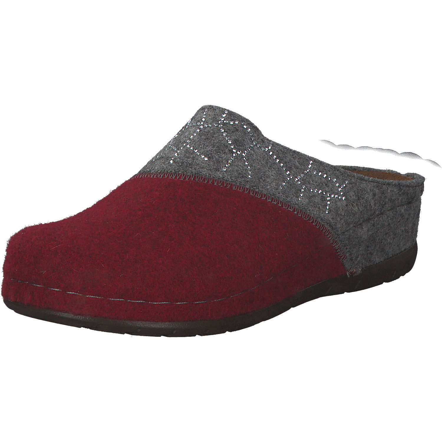 Rohde 6030, Geschlossene Hausschuhe, Damen, Cherry