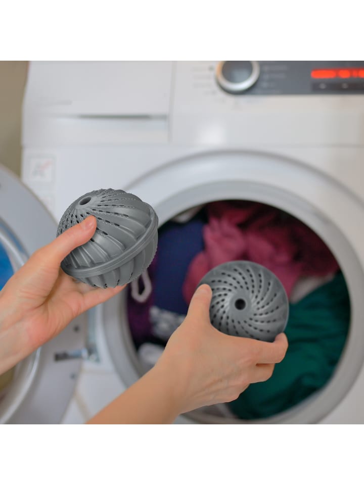 relaxdays 2x Waschball in Grau günstig kaufen onesize