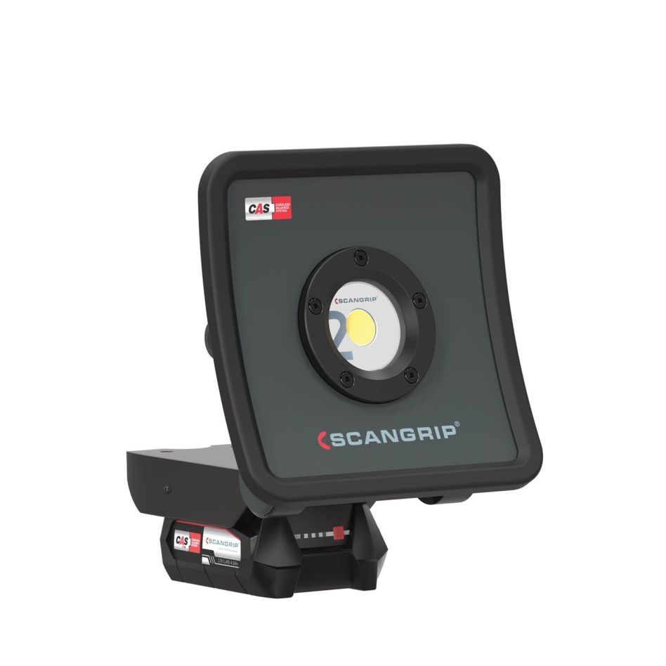 „Scangrip 03.6100 Nova 2 CAS“ reguliuojamo ryškumo LED statybinė lempa, 2000 liumenų