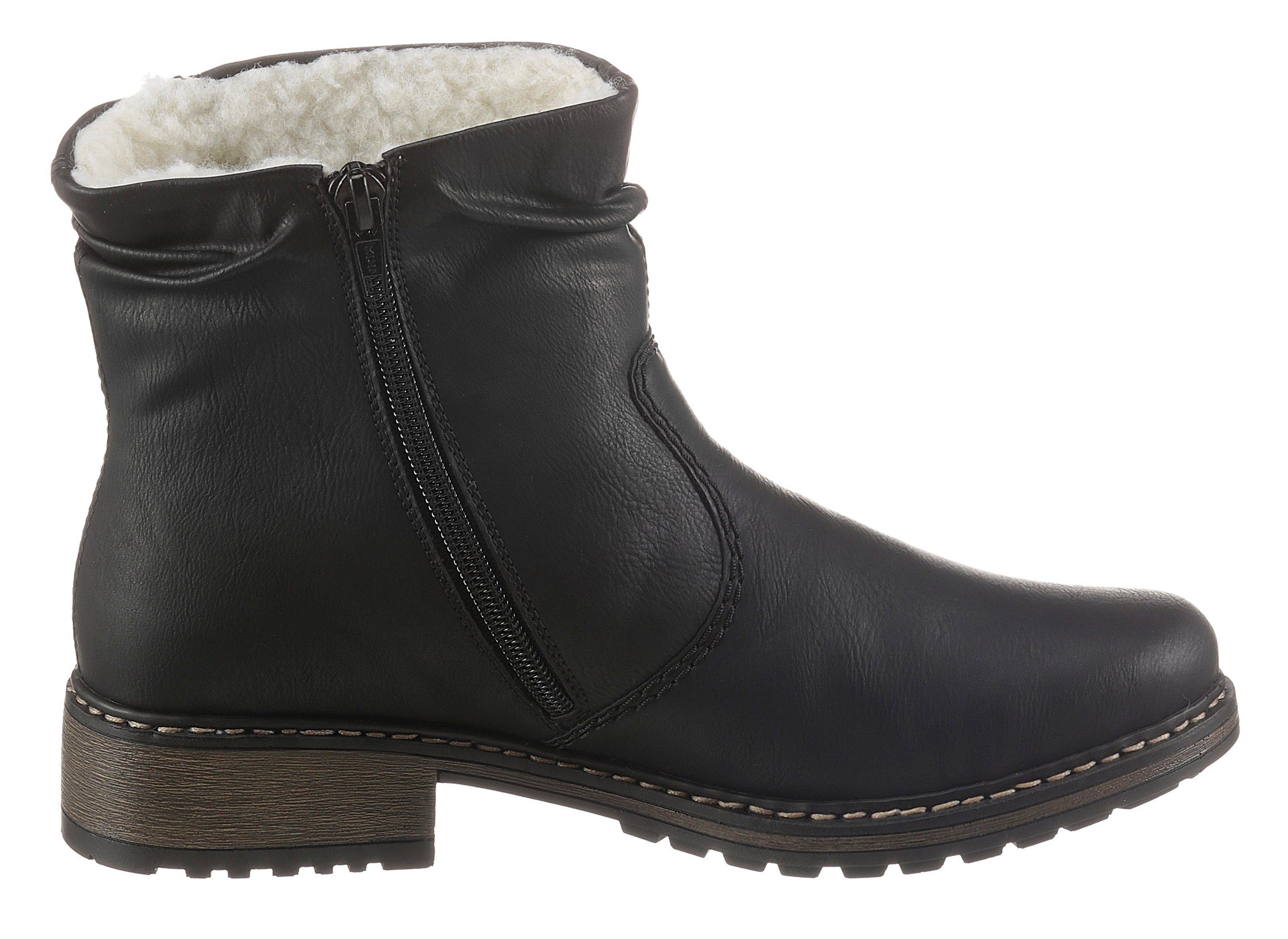 Rieker Winterstiefelette mit Zierreißverschluss außen