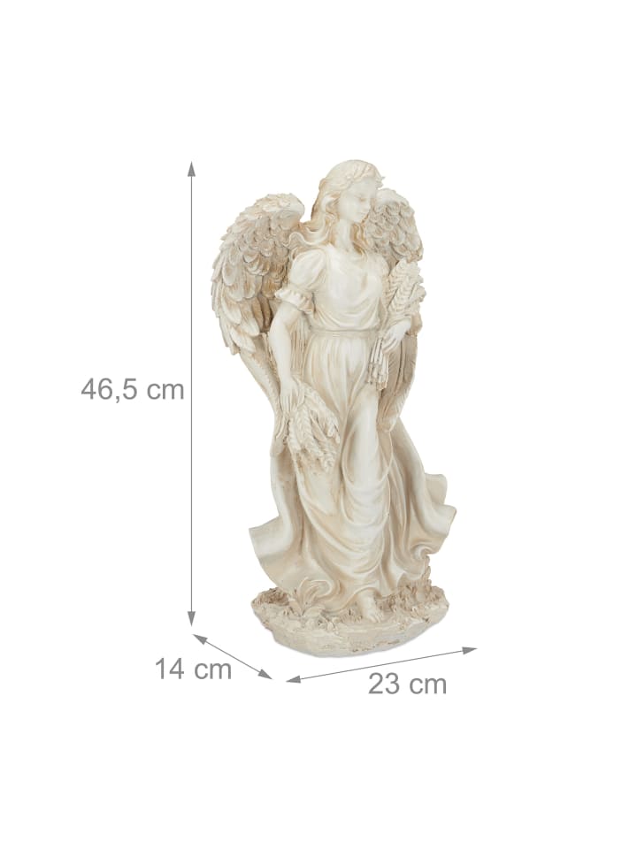 relaxdays Grabengel in Creme-Weiß günstig kaufen onesize