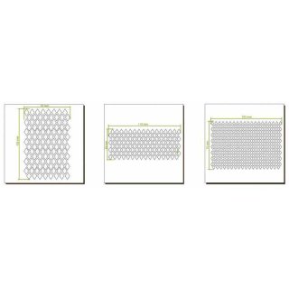 Airbrush Stencils: Diamond Pattern 1