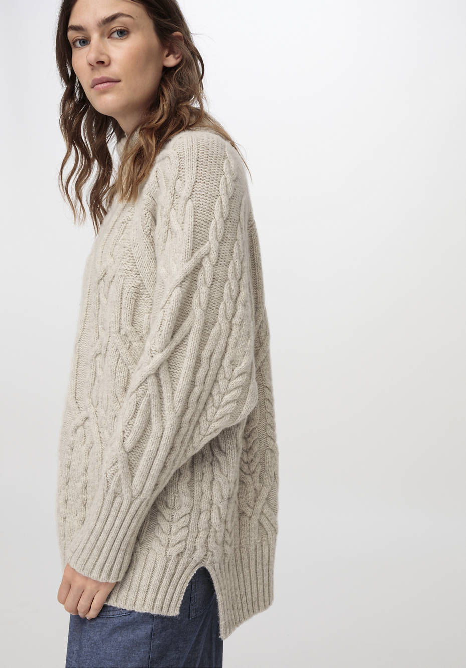 ZERO WASTE Pullover aus reiner Merinowolle