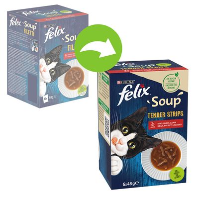 Felix Soup Filet 6 x 48 g