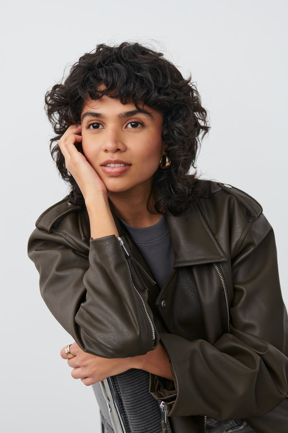 Basic biker jacket