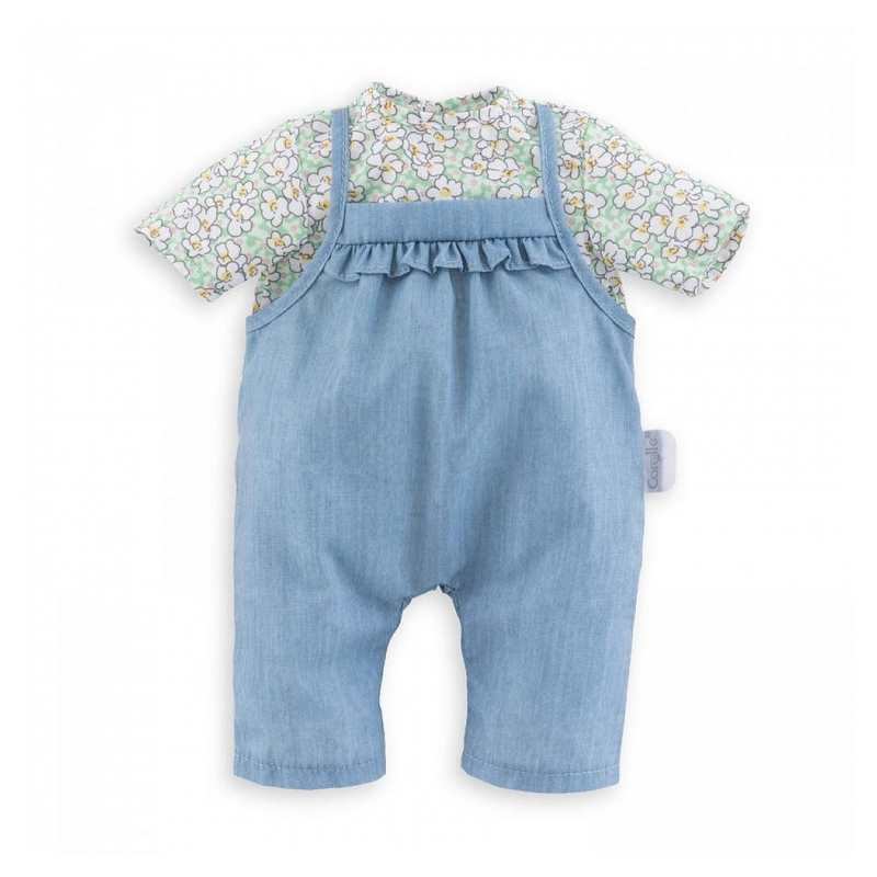 Blouse et salopette pour poupon 30cm