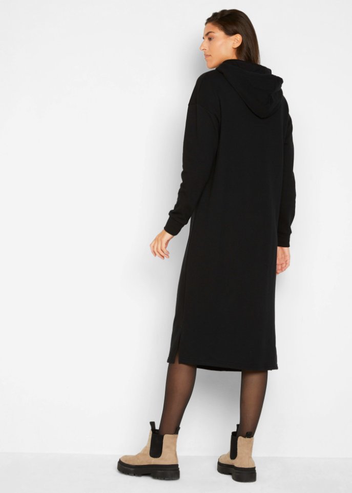 Sweatkleid mit Kapuze, oversized