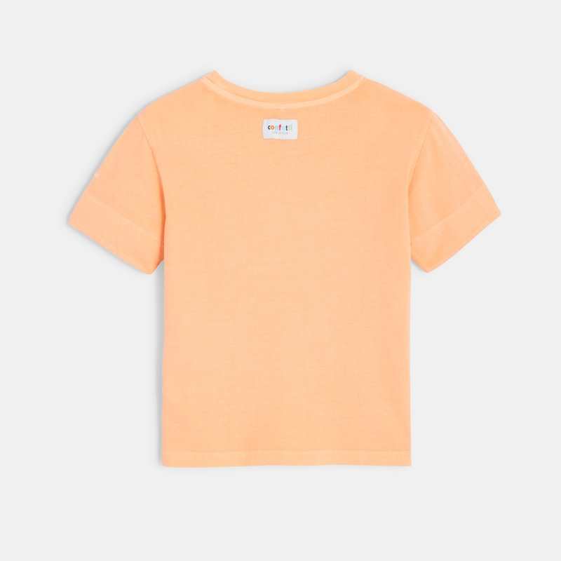 T-shirt Rose Confetti pigments naturels mixte