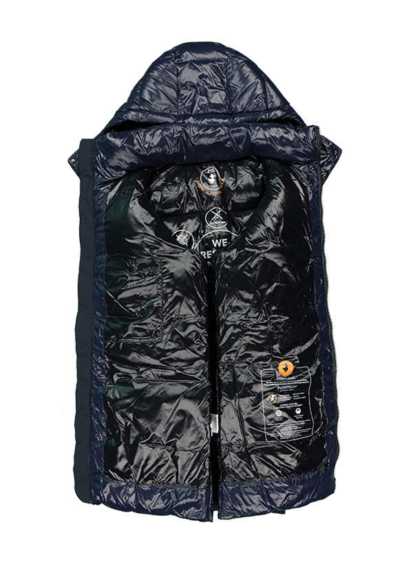 SAVE THE DUCK, Steppjacke, Mikrofaser PLUMTECH®, nachtblau