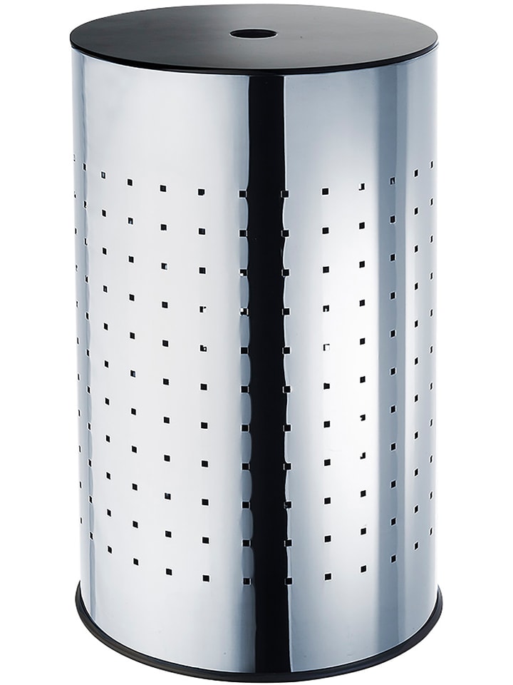 kobolo Wäschekorb STEELWASH55 in Silber günstig kaufen onesize