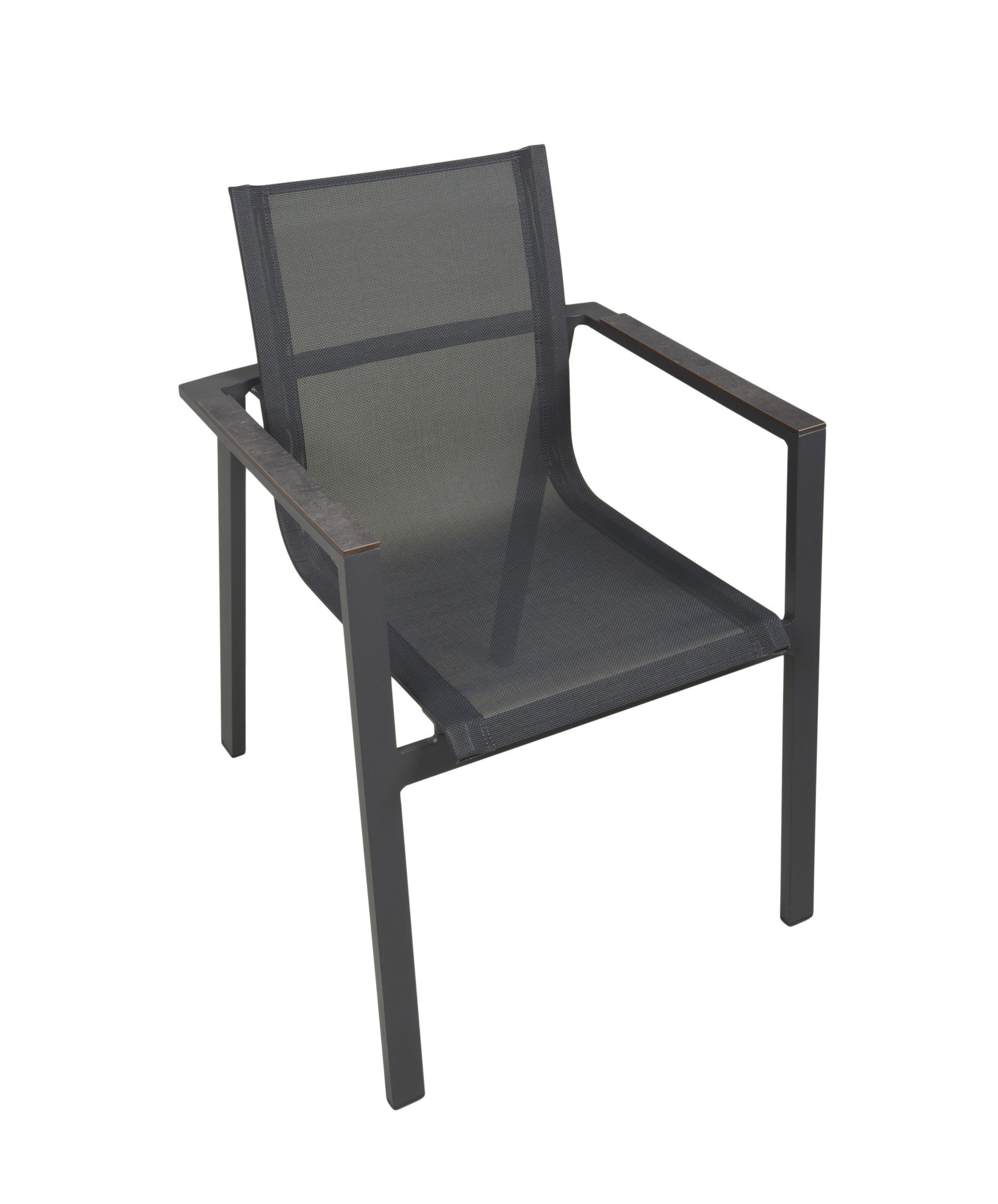 Garden Pleasure Stapelstuhl, 2x Stapelstuhl SOPHIA Garten Stuhl Stühle Stapelstuhl Aluminium
