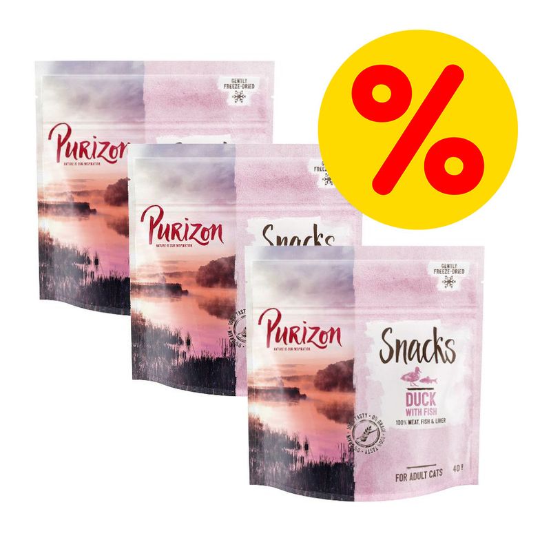 Sparpaket Purizon Katzensnack 3 x 40 g zu TOP-Preisen | bitiba %