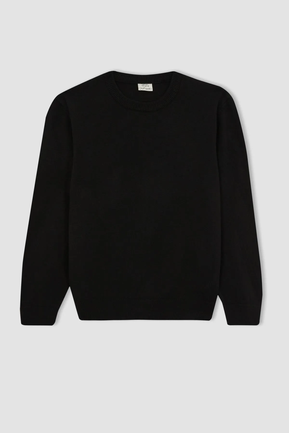 DeFacto  Strickpullover für Jungen mit normaler Passform und Rundhalsausschnitt