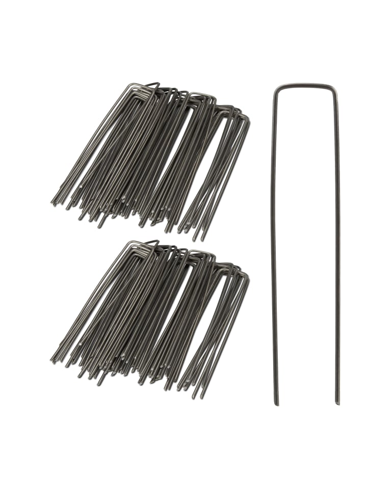 relaxdays 100x Bodenanker in Silber günstig kaufen onesize