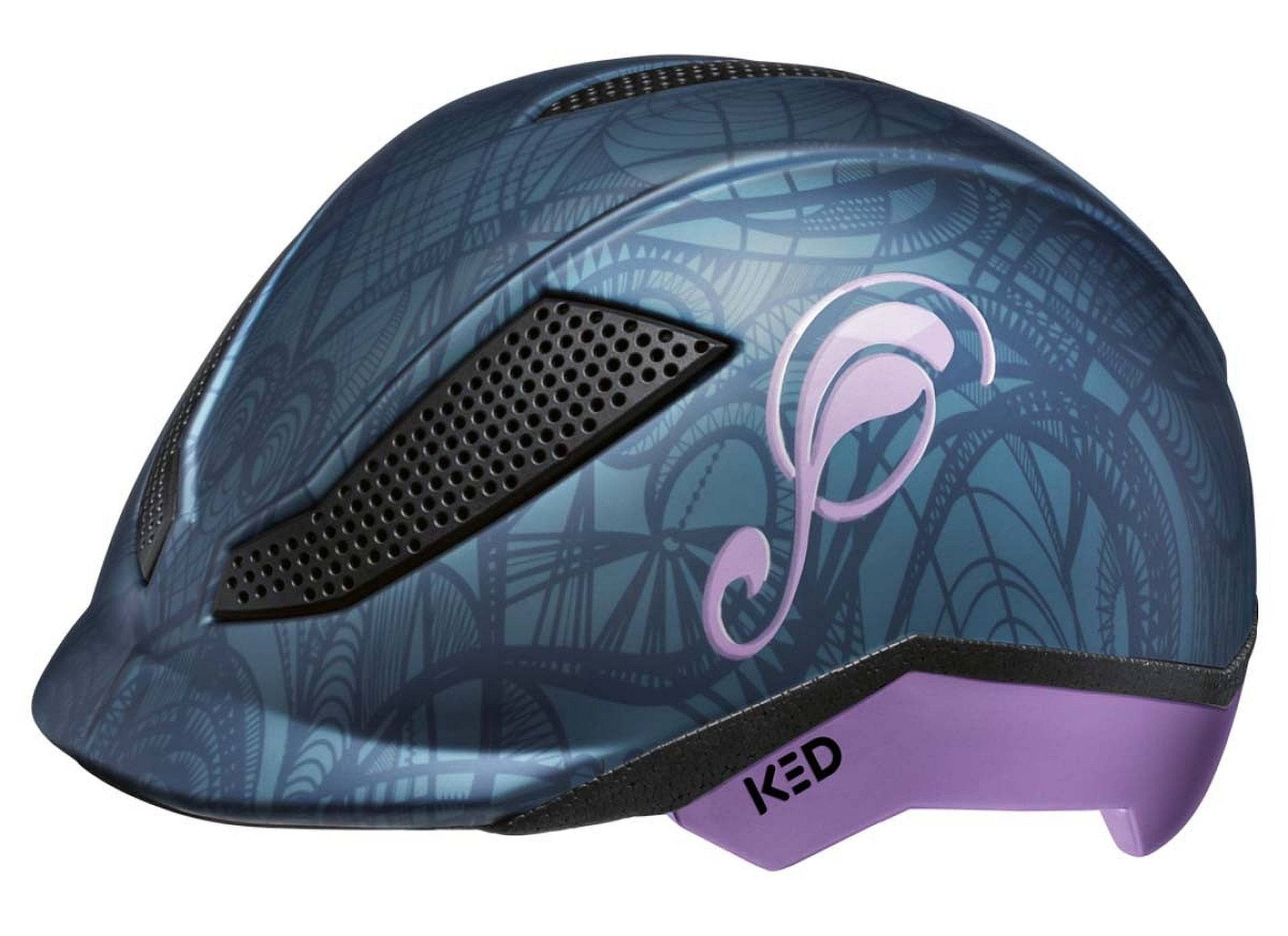 KED Helmsysteme Kinderfahrradhelm, Kinder Fahrrad/Reithelm PINA C&R