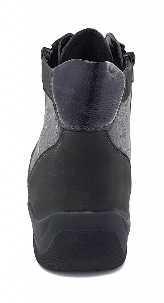 WALDLÄUFER Schnür-Stiefeletten grau