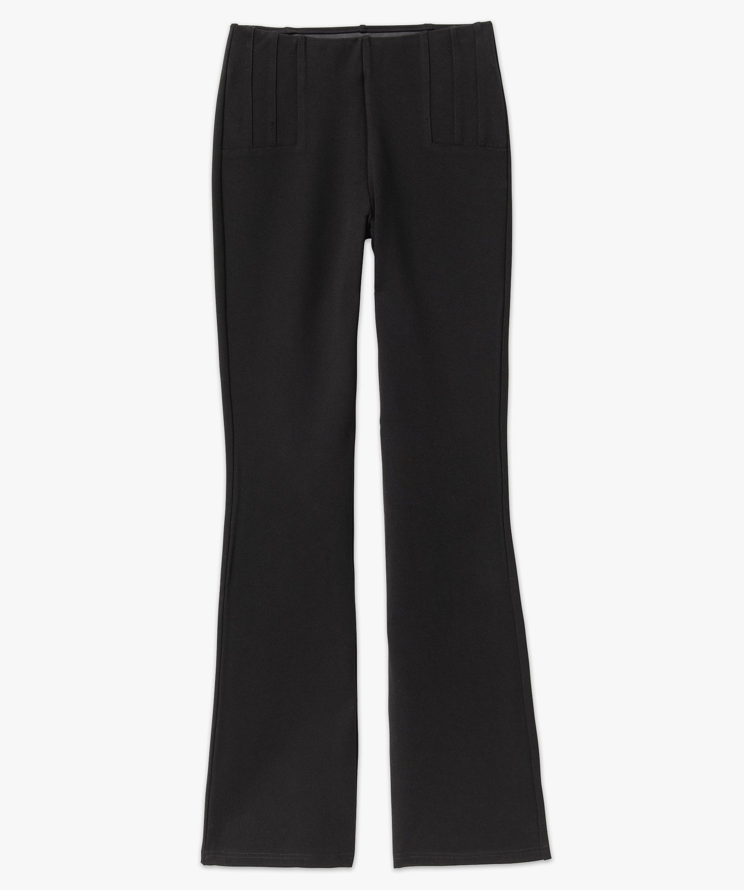 Leggings coupe flare avec surpiqres sur les hanches femme noir | GEMO
