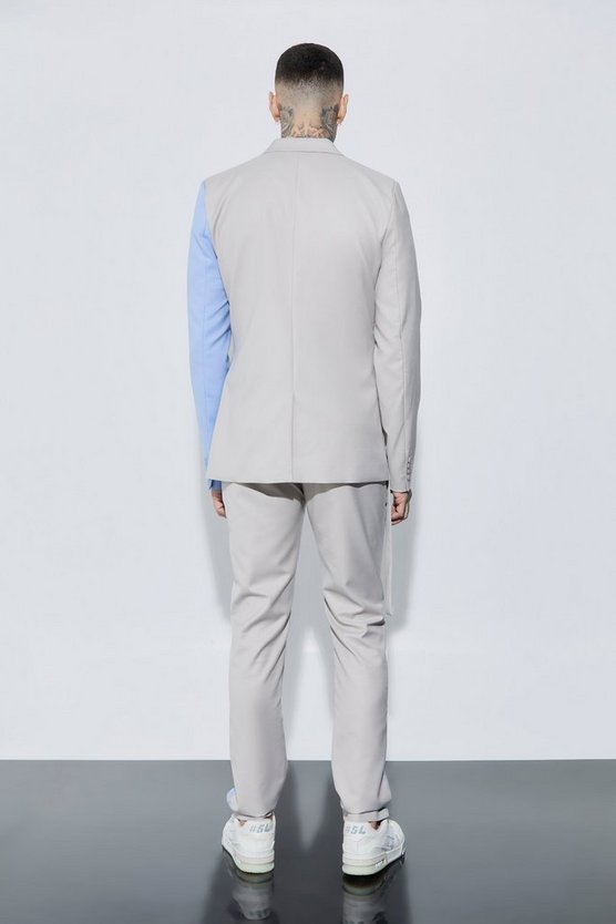 Tall Skinny Colorblock Anzughose