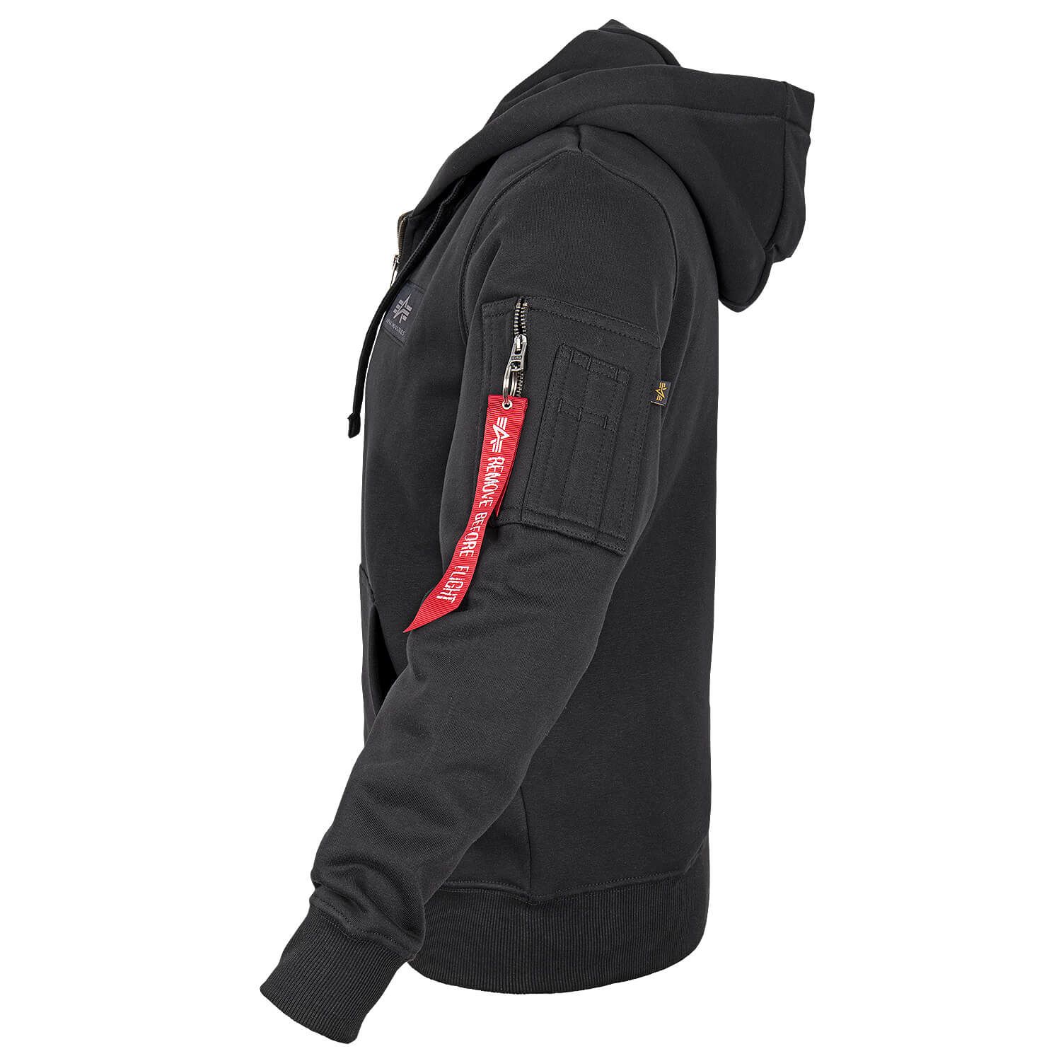 Back Print Zip Hoody Kapuzenjacke