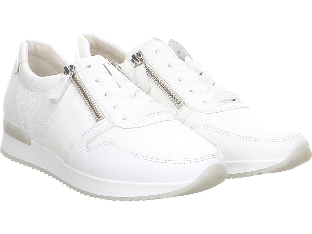 GABOR Freizeit Schnürer weiss Gabor Fashion Sneaker low 23.420.21 Weiß