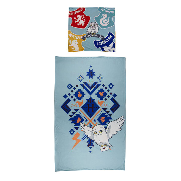 Kinder-Fleece-Bettwäsche Harry Potter, 135x200cm