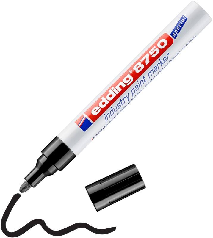 edding E-8750 Lackmarker Schwarz Rundspitze 2 - 4 mm