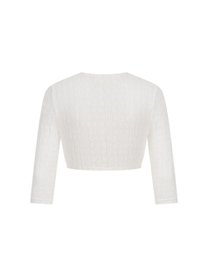 Nübler Dirndlbluse Langarm Juna in Creme günstig kaufen