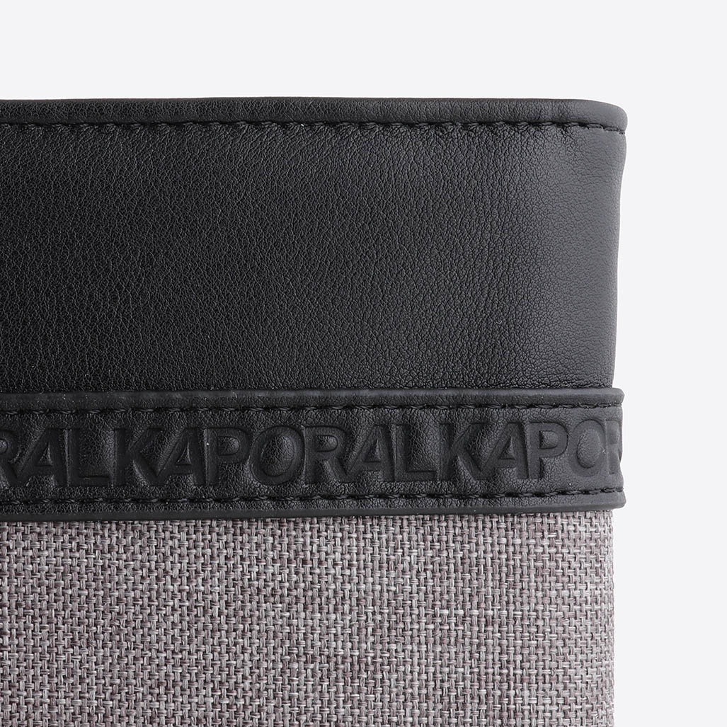 VEEDE  Portefeuille noir et gris homme