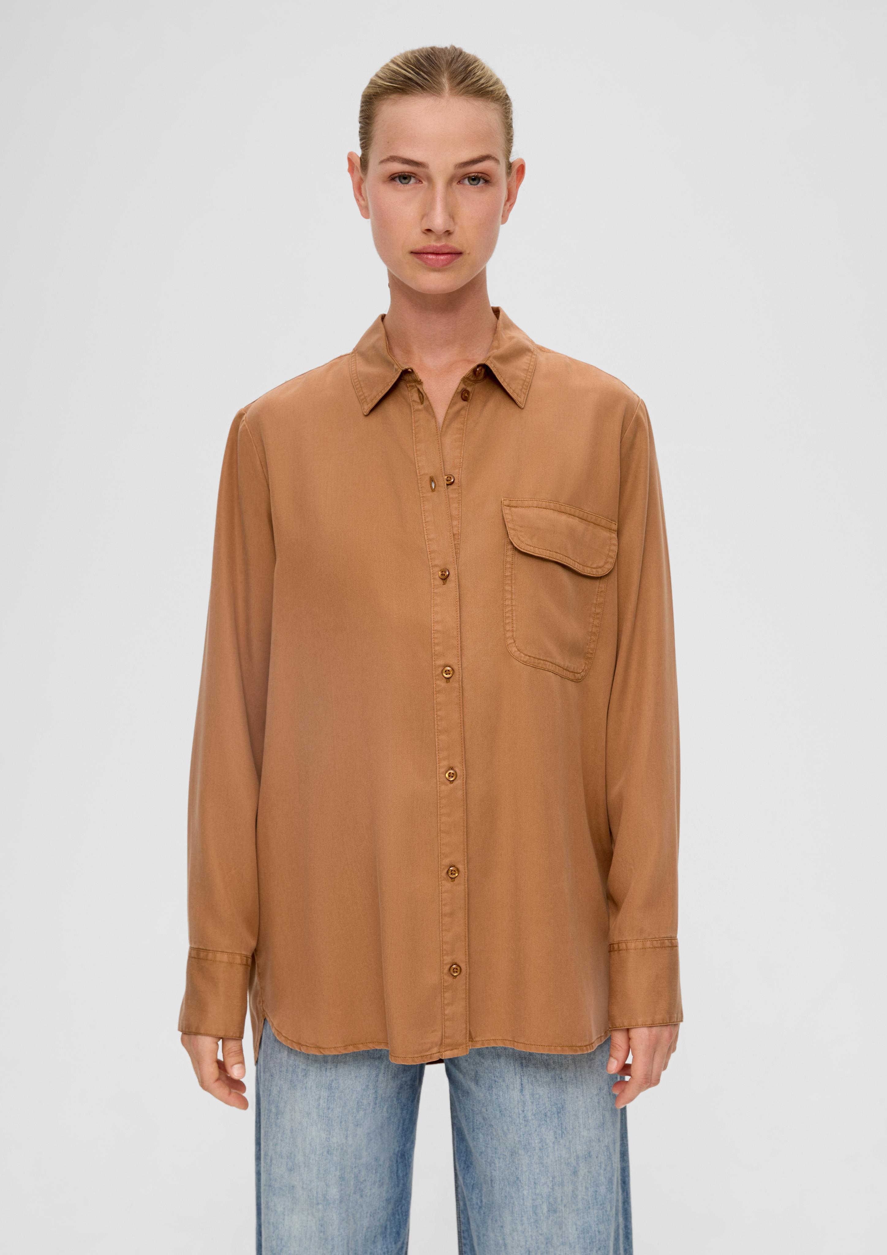 Oversize-Bluse aus Lyocell  2136215-8469