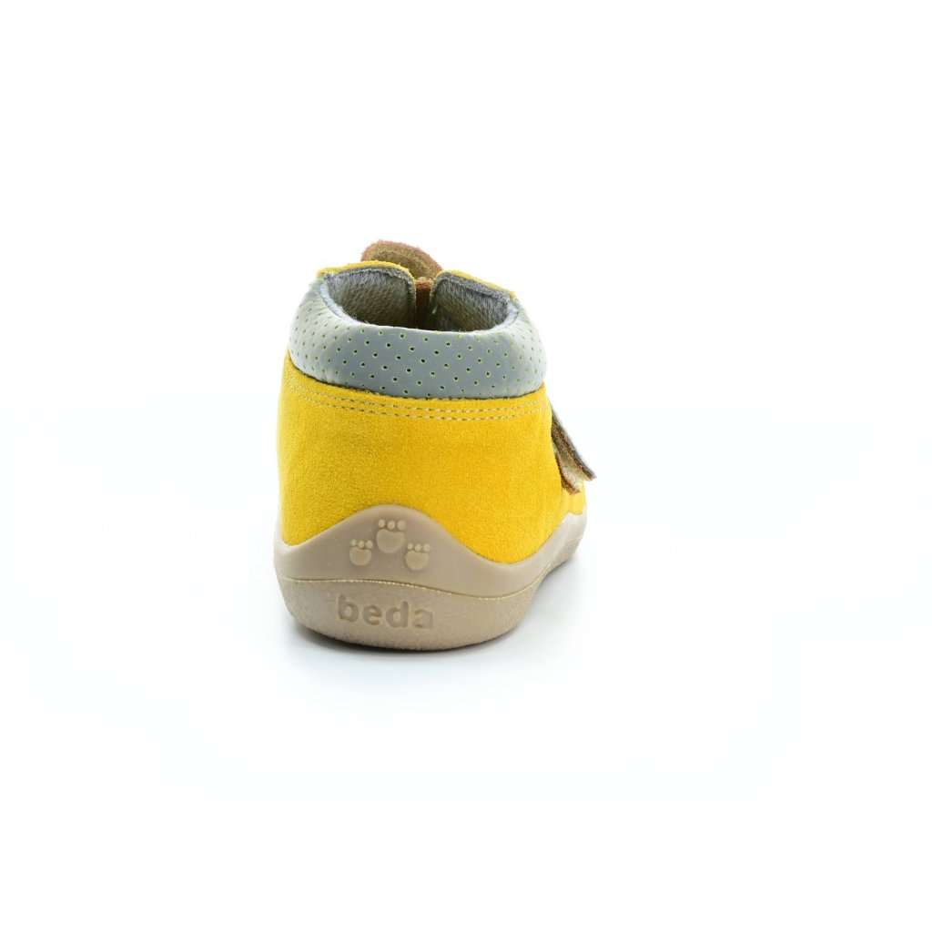 Beda Mauro mit Membran (BF 0001/W/M/2) gelbe Barfuß-Stiefeletten