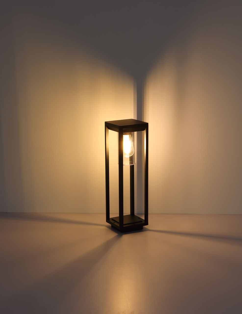 Globo Lighting - CANDELA - Außenleuchte Aluminium Druckguss schwarz matt, 1x E27 LED
