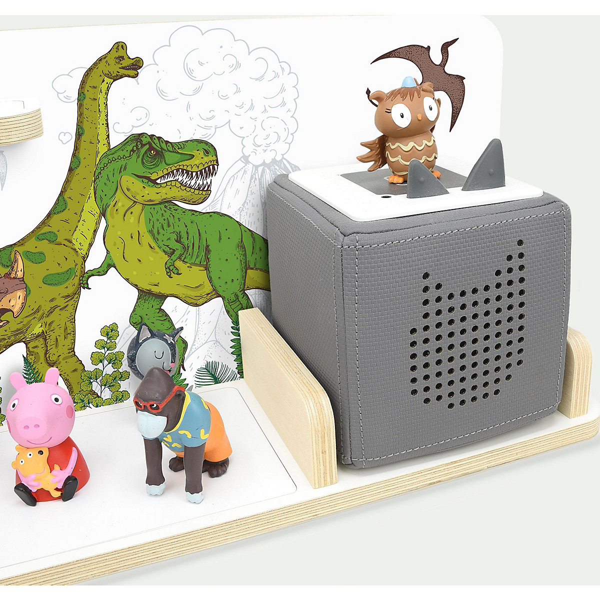 Regal für Musikbox Dinosaurier, klein - geeignet für Toniebox