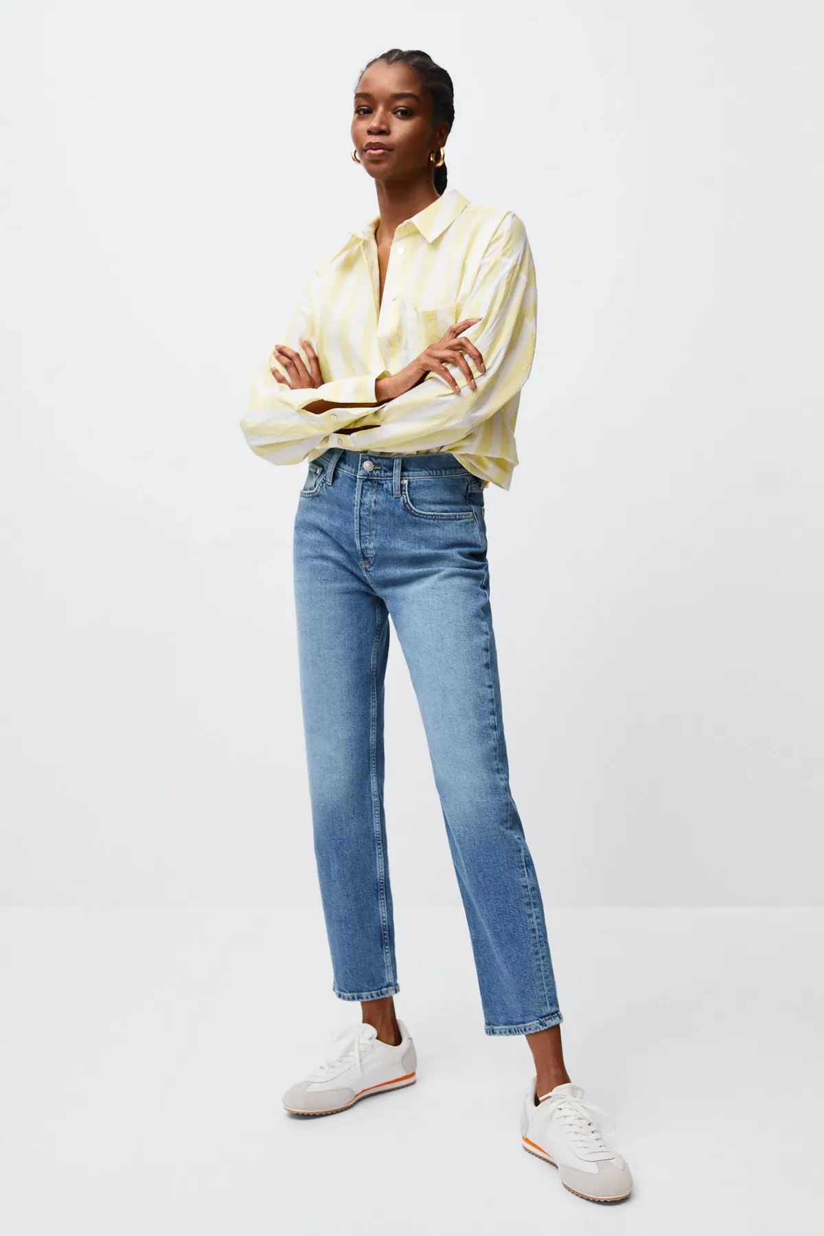 MANGO  27071147 Damen/Mädchen Mittelblau