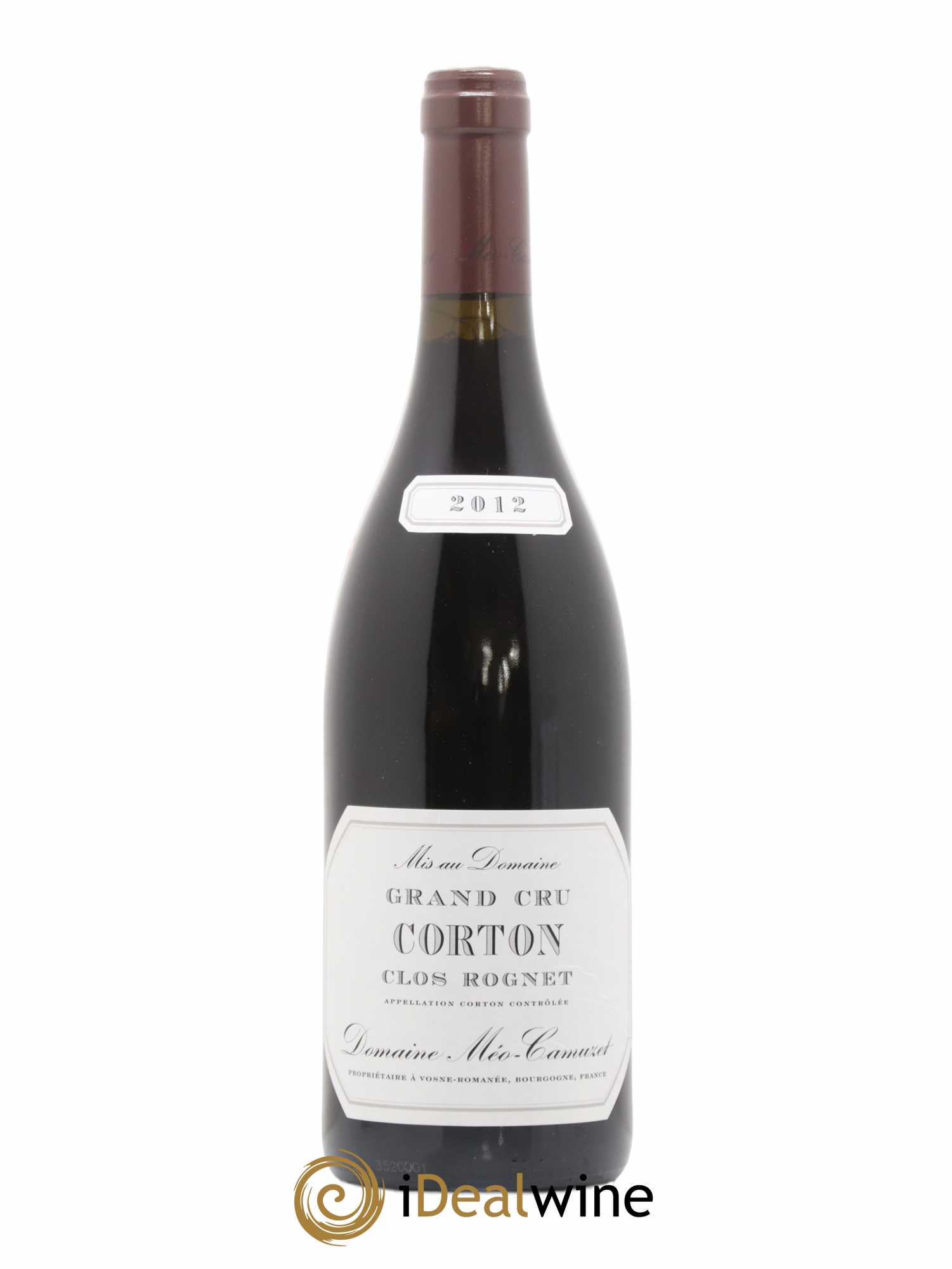 Corton Grand Cru Clos Rognet Méo-Camuzet (Domaine)  2012 - Lot de 1 Bouteille
