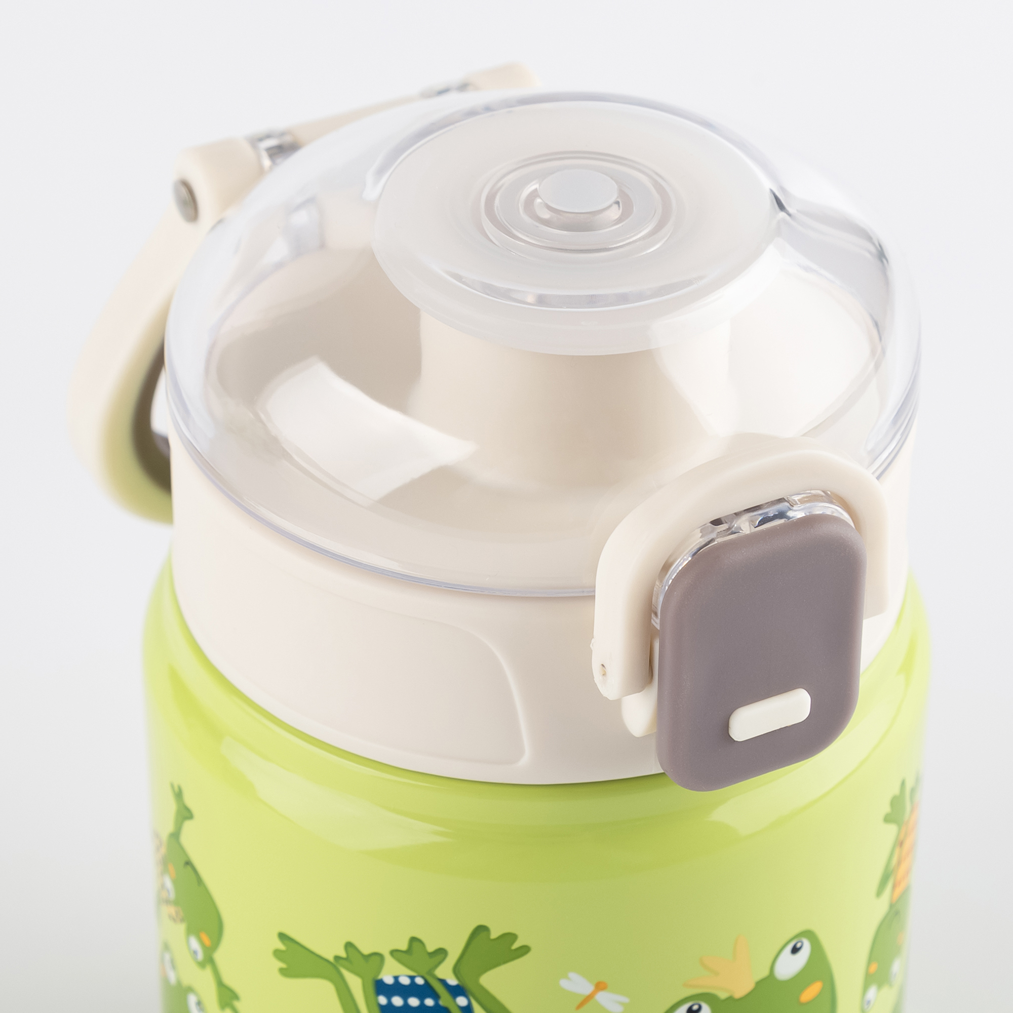 Kinder Set Edelstahl-Trinkflasche und Brotbox Frosch