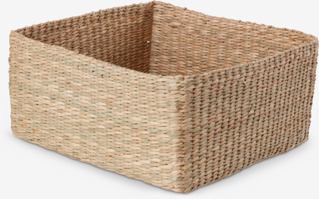 GUSTAV Basket GUSTAV W28xD28xH13cm natural color