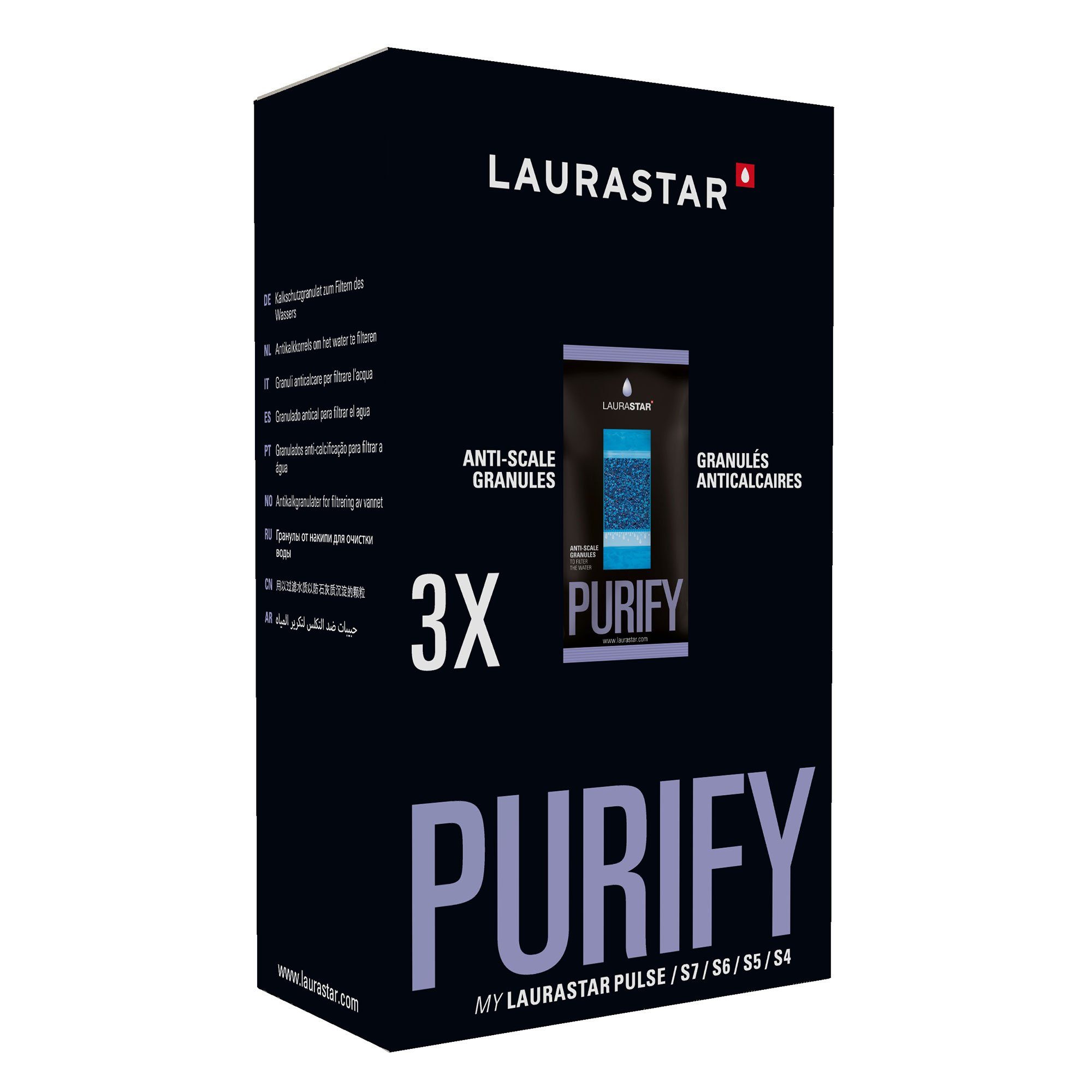 LAURASTAR Bügelbrettbezug Ersatzgranulat 3er VPE f. S-Systeme