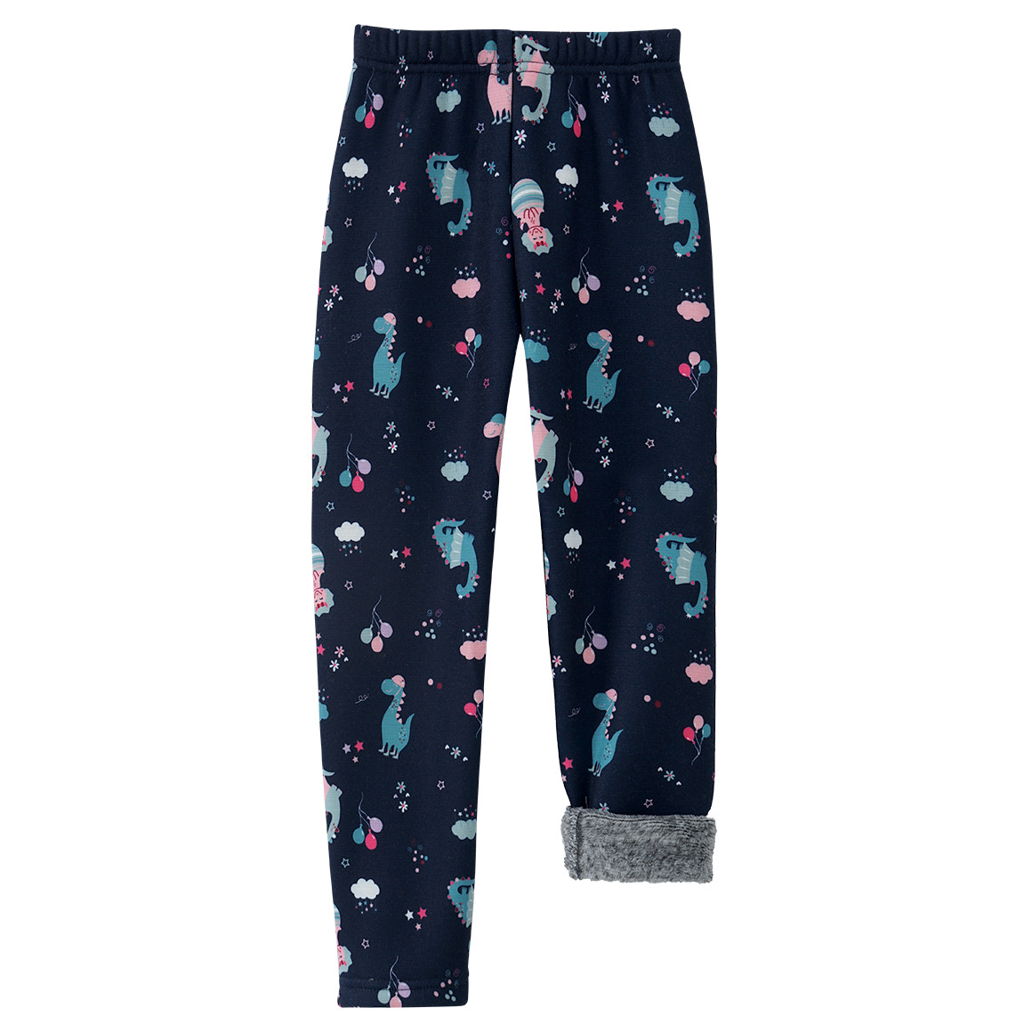 Mädchen Thermo-Leggings mit Dino-Print