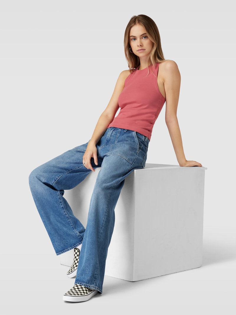Boyfriend Jeans mit Ziernähten Modell 'Judee' in jeans